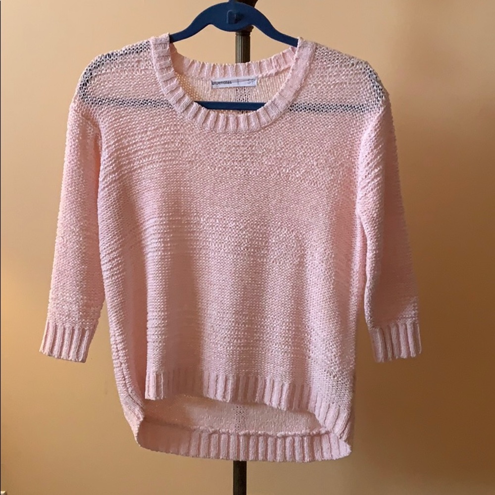 Bluenotes Pink Knit Sweater